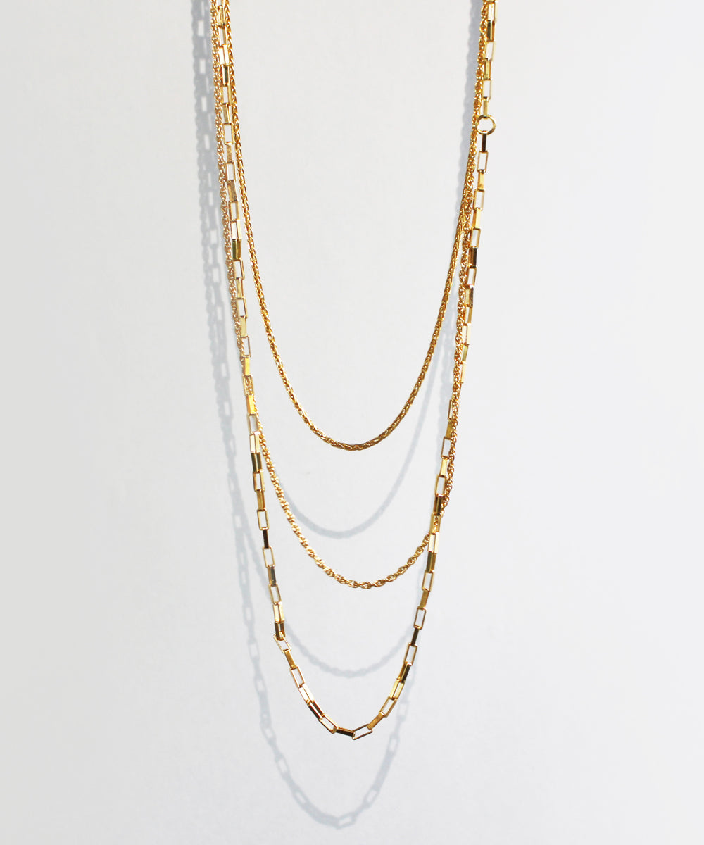 Gold Chain Necklace Screw