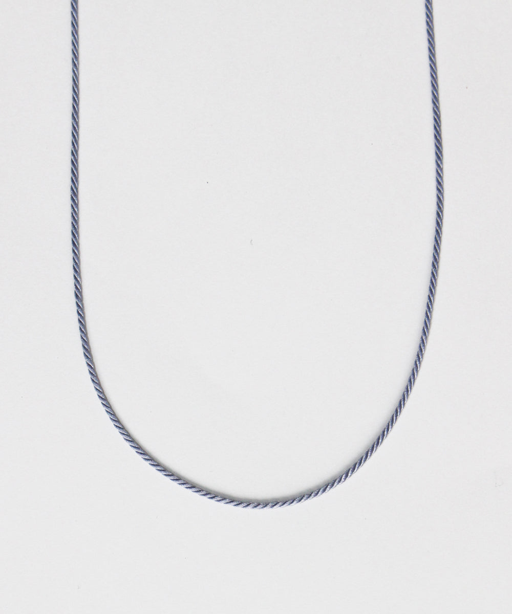 Braid Necklace Gray