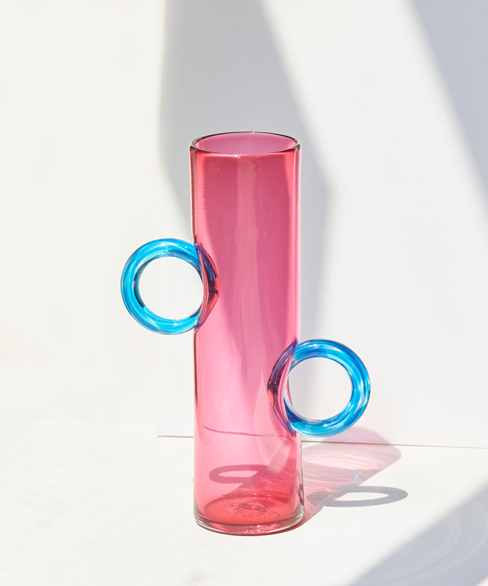 Powanie Vase Pink×Blue