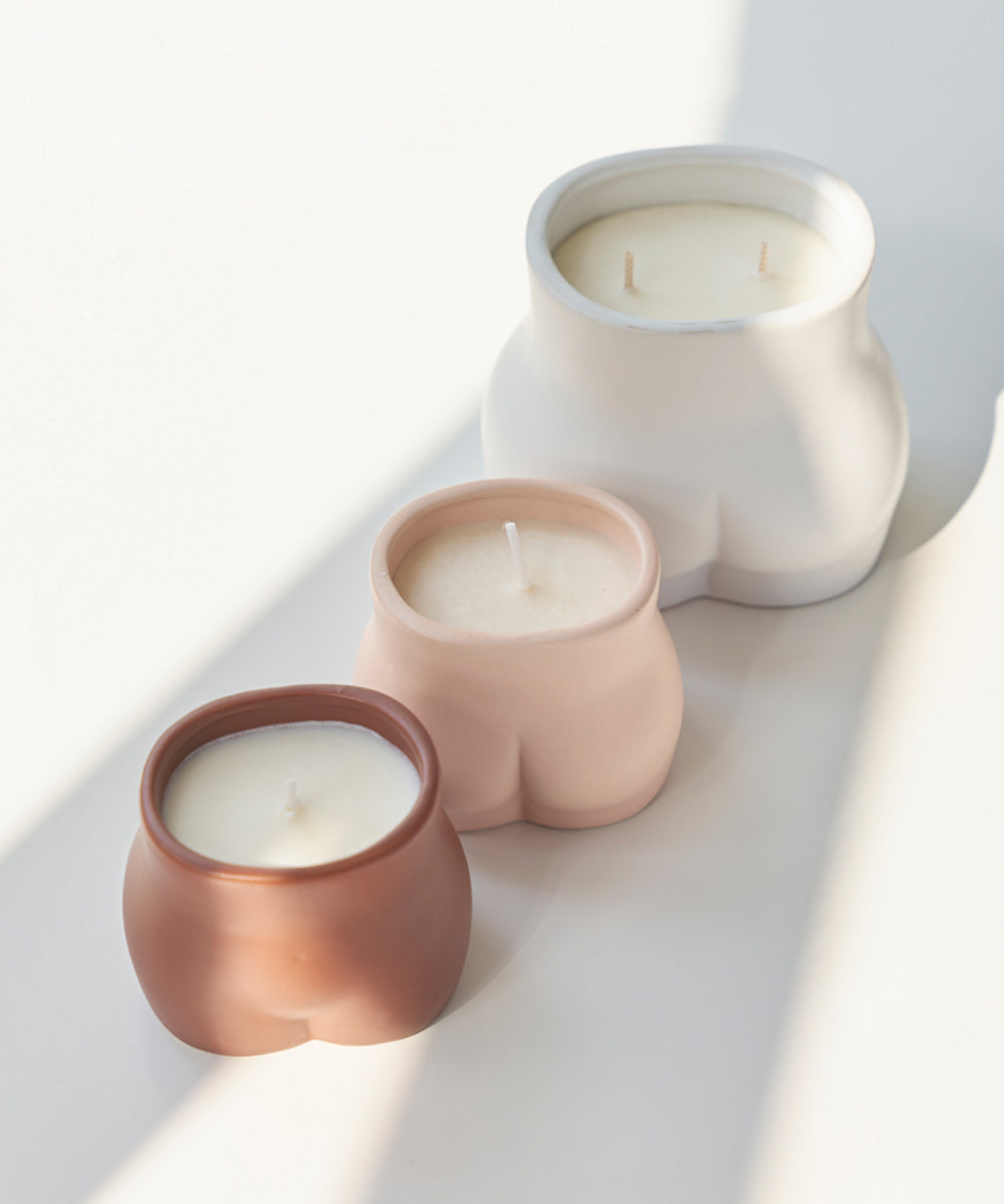 Curve Candle Fig Leaf & Fern