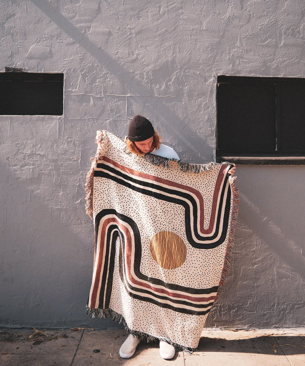 Redstripe Throw