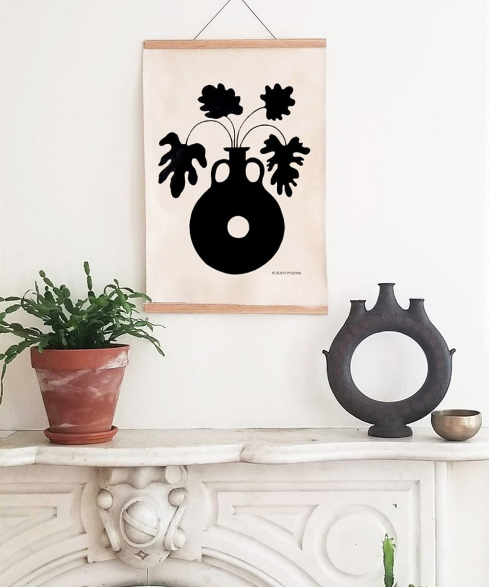 Ebb + Flow Canvas Art Vase