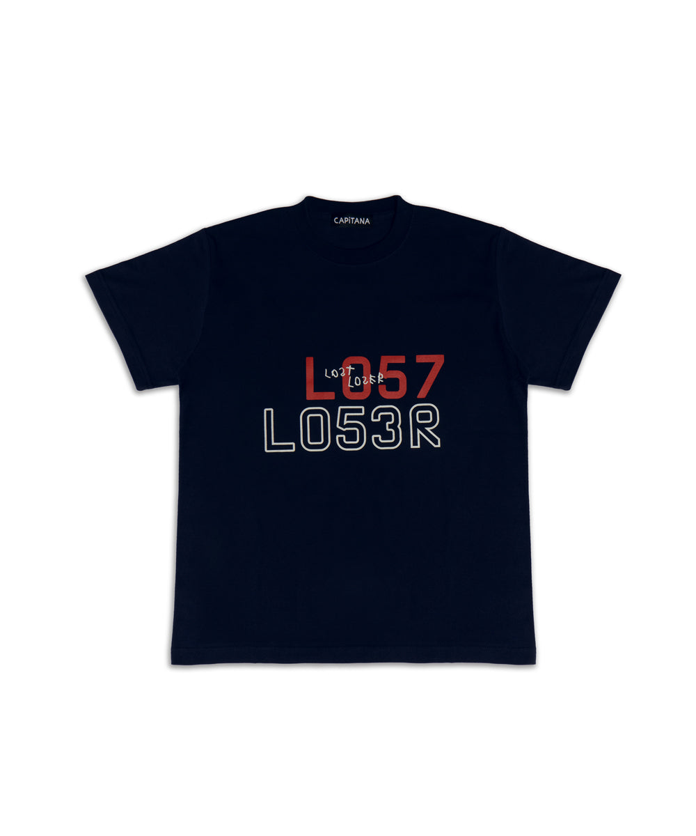 L057 L053R T-shirts Hazy Navy