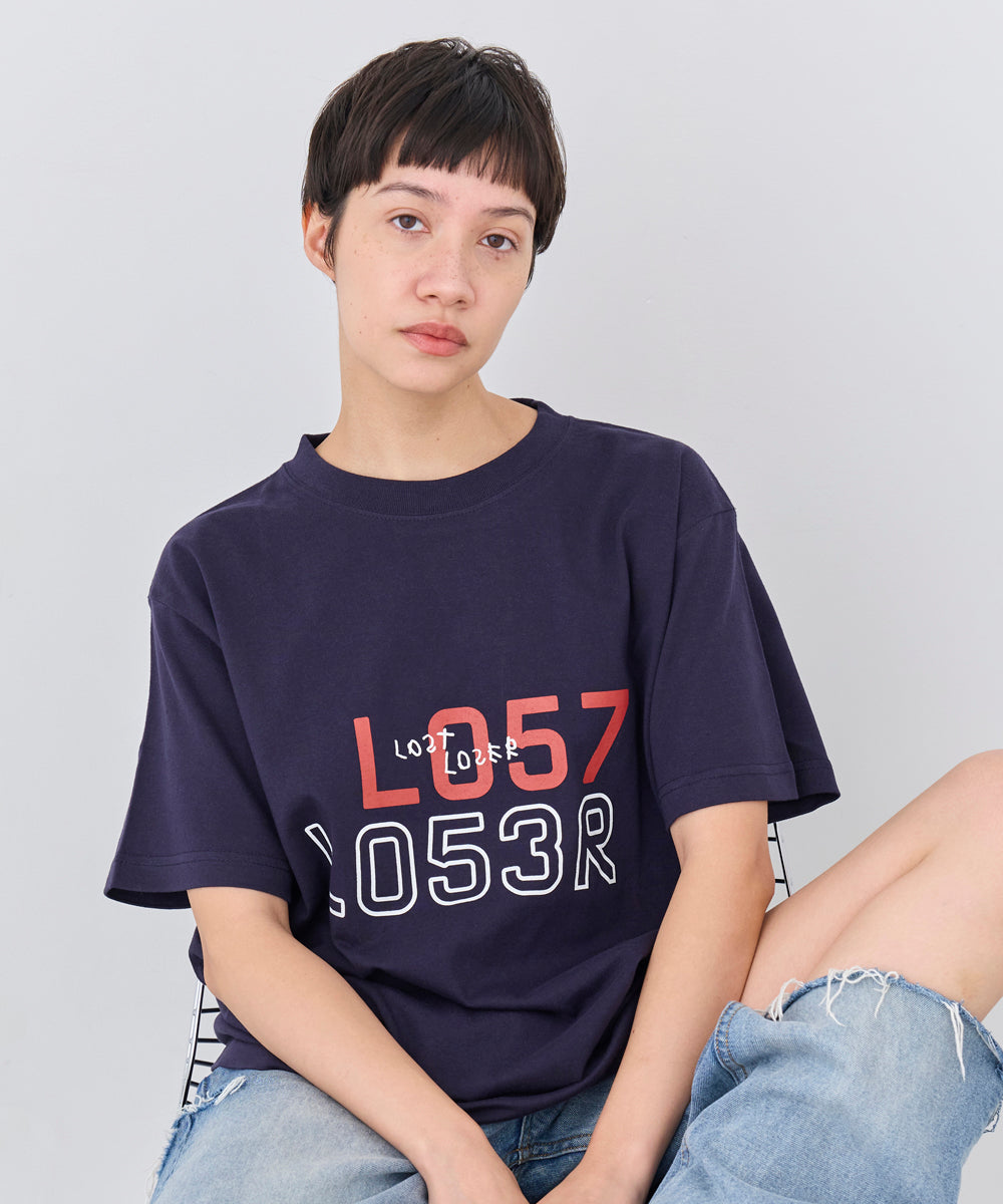 L057 L053R T-shirts Hazy Navy