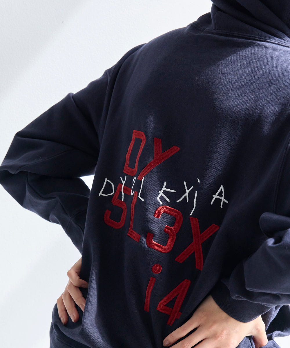 L057 L053R Hoodie Hazy Navy