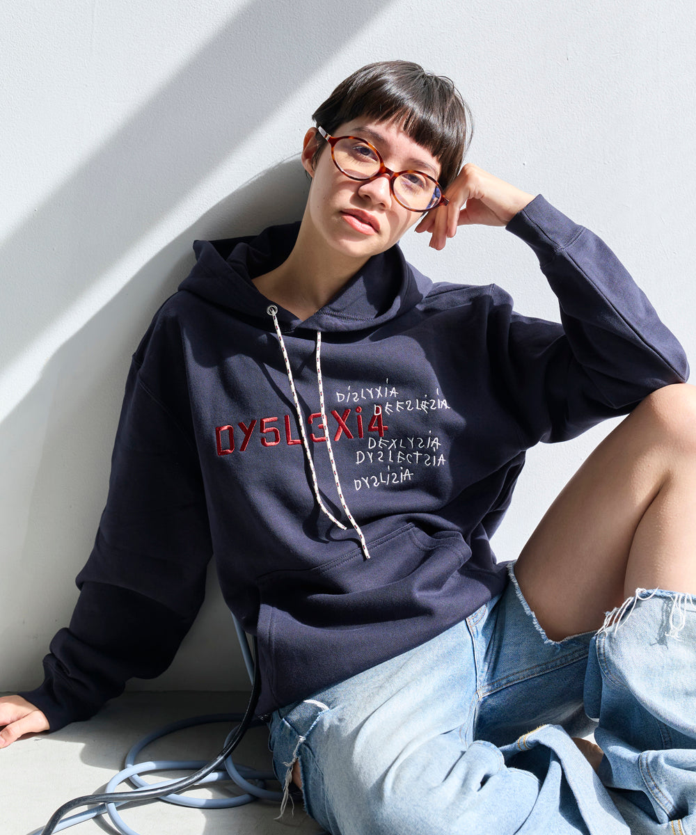 L057 L053R Hoodie Hazy Navy