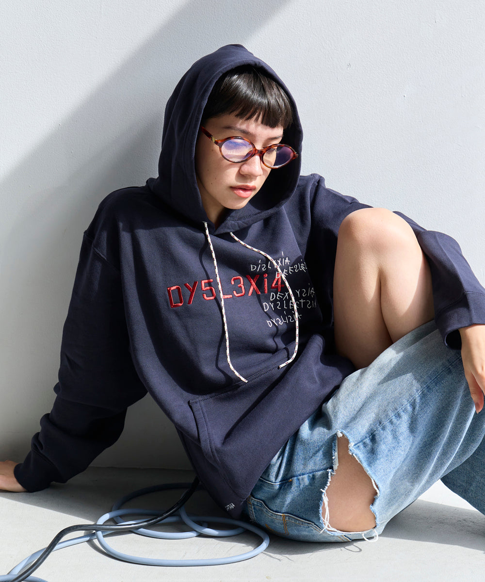 L057 L053R Hoodie Hazy Navy
