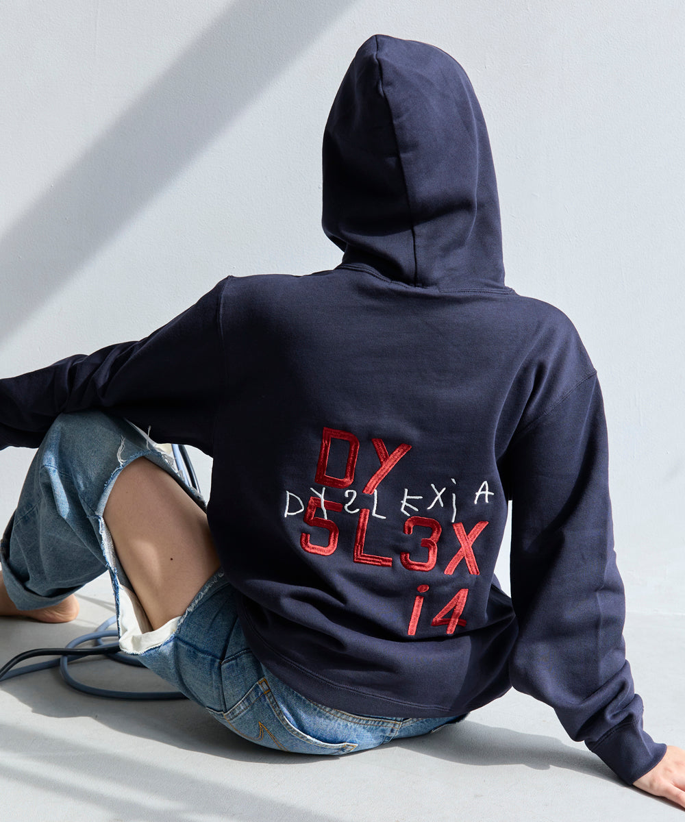 L057 L053R Hoodie Hazy Navy