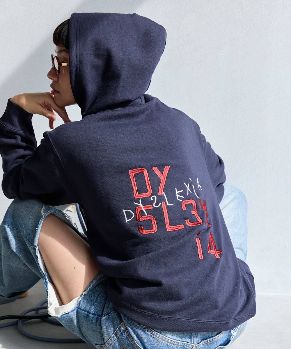 L057 L053R Hoodie Hazy Navy
