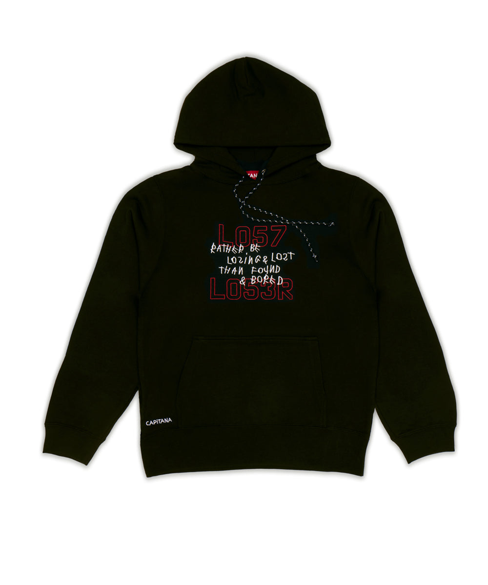 L057 L053R Hoodie Black