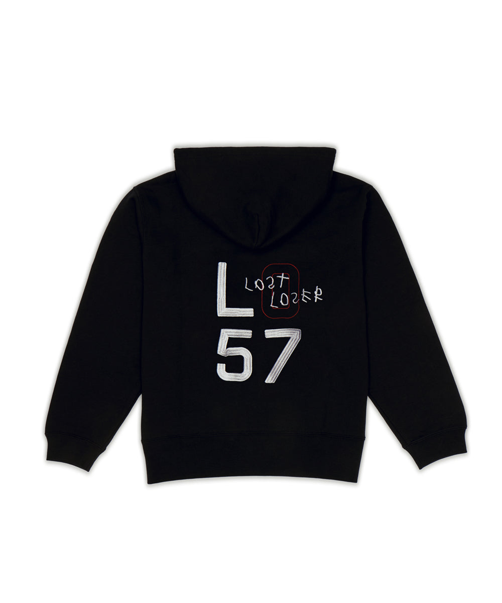 L057 L053R Hoodie Black