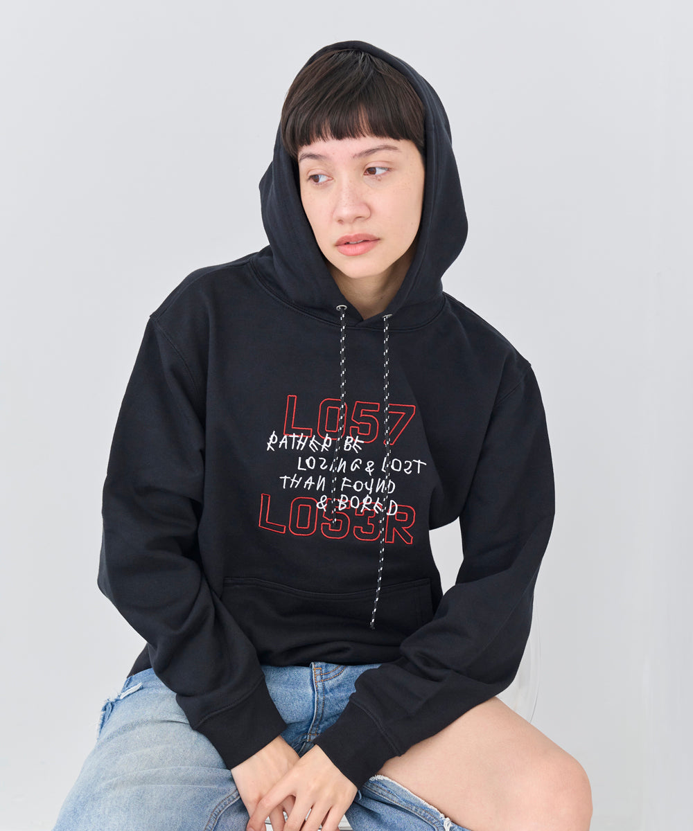 L057 L053R Hoodie Black