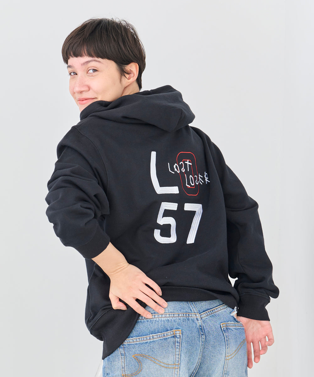 L057 L053R Hoodie Black