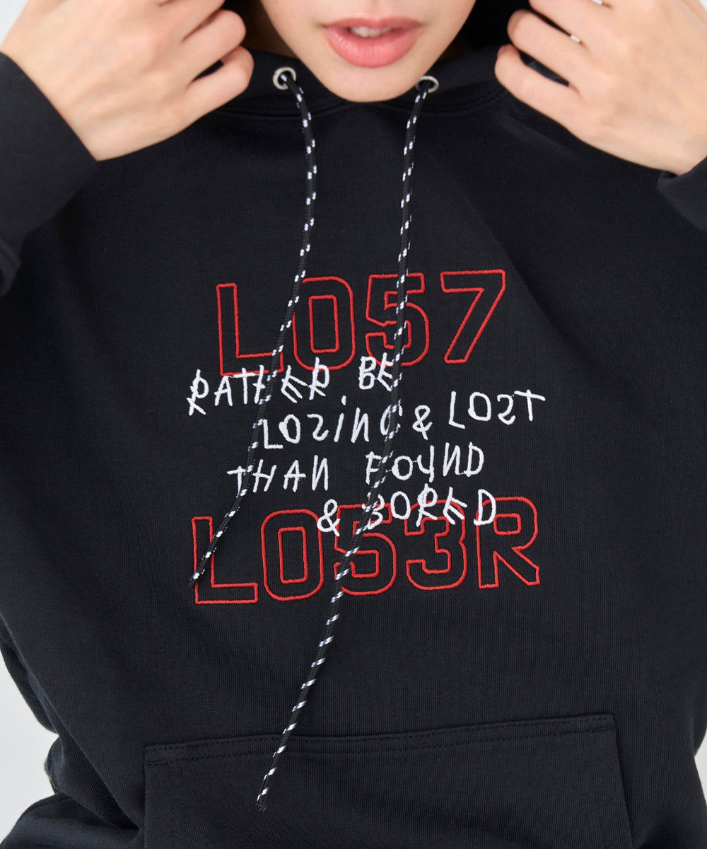 L057 L053R Hoodie Black