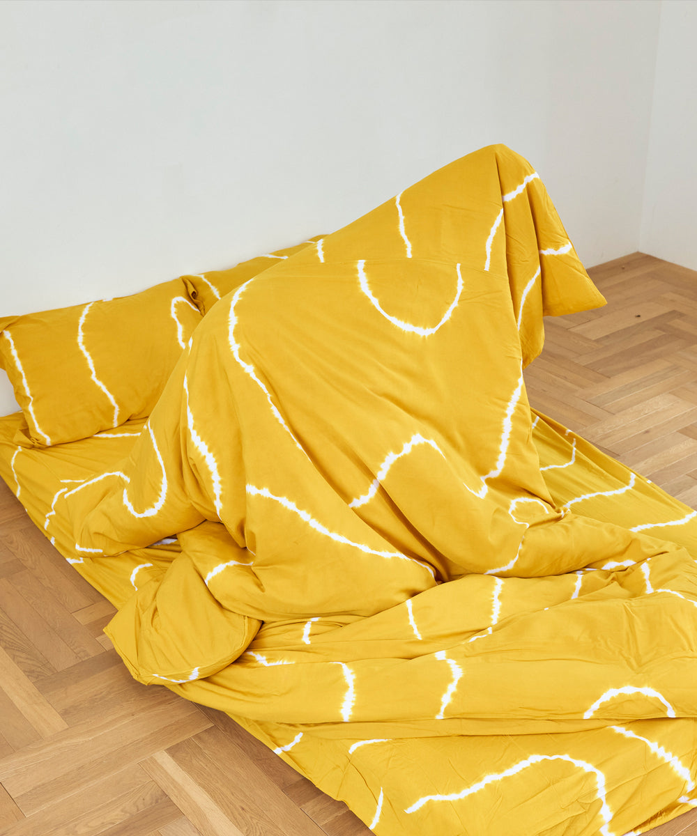 Yellow Dusk Quilt Cover Set