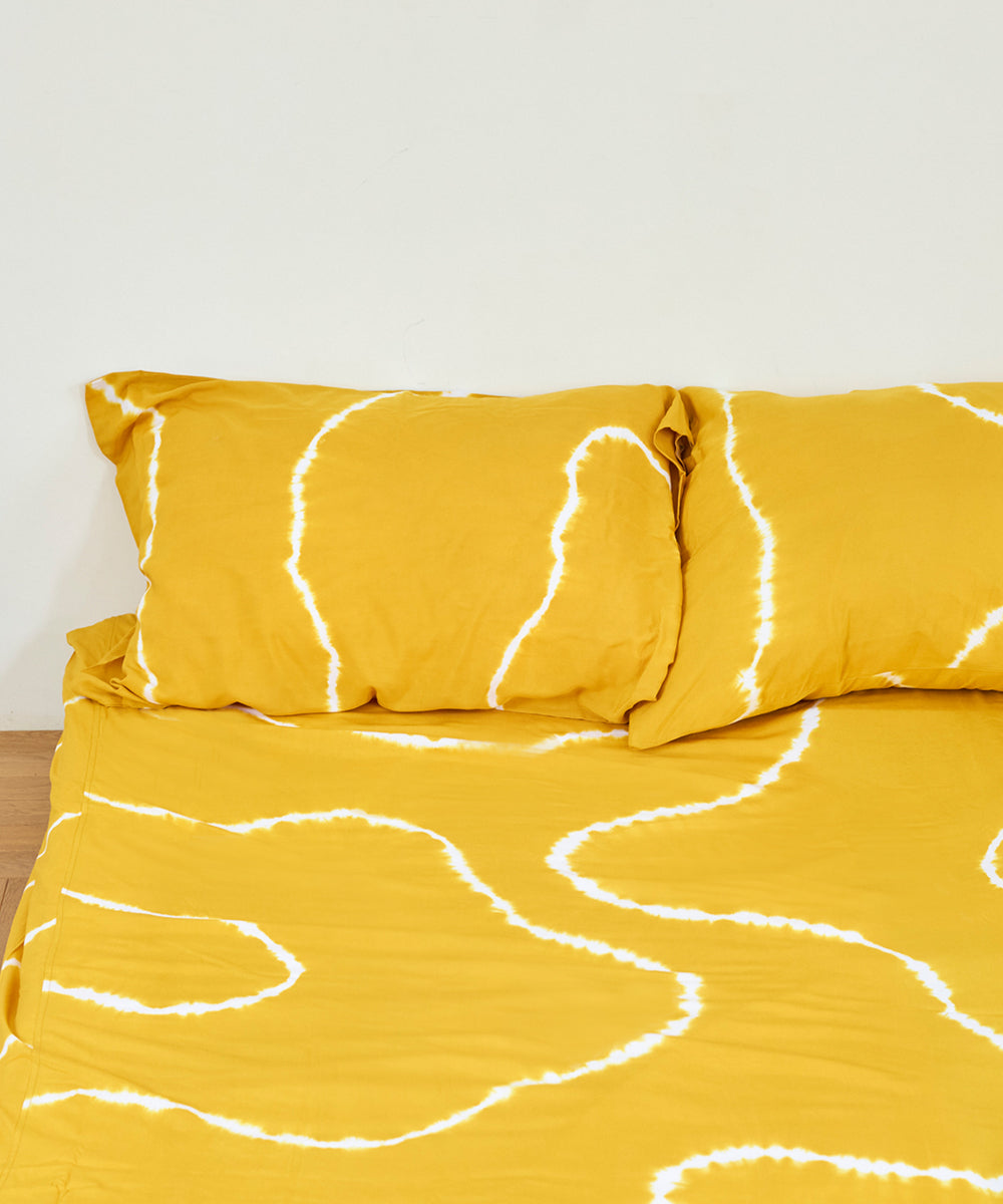 Yellow Dusk Fitted Sheet